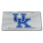 Kentucky Wildcats Mirrored Acrylic Inlaid License Plate