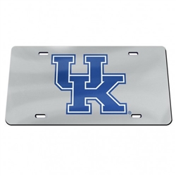 Kentucky Wildcats Mirrored Acrylic Inlaid License Plate