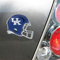 Kentucky Wildcats Metal Helmet Domed Auto Emblem