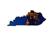 Kentucky Wildcats 6" Interlocked UK Decal