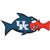 Kentucky Wildcats Rival Fish Small Vinyl Decal