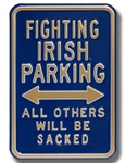 Parking for Notre Dame Fans Only