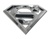 Superman Solid Chrome Auto Emblem