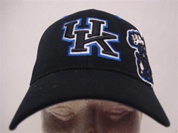 Top of the World Kentucky Wildcats Black X-Ray 1-Fit Hat