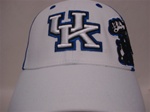 Top of the World Kentucky Wildcats White X-Ray 1-Fit Hat