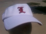 Louisville Cardinal White Elite Adjustable Visor