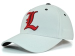 Louisville Cardinals White One-Fit Hat