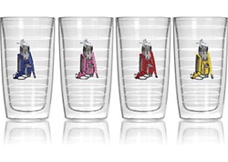 Tervis Tumblers Assorted 4 Color Set of Golf Bags