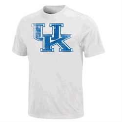 Kentucky Wildcats White "Now playing at Rupp" Tee