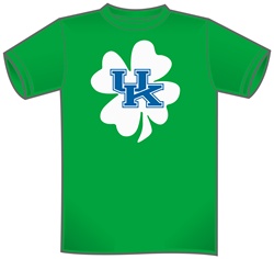 Kentucky Wildcats Clover Leaf Tee