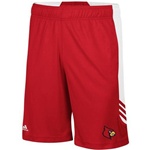 adidas Louisville Cardinals Youth Red-White Scorch Training Shorts