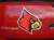 Louisville Cardinal Head Large Magnet