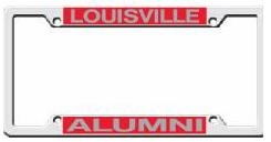 Louisville Alumni License plate frame