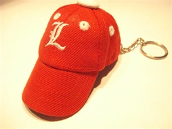 Louisville Cardinals Hat Key Chain