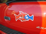 Louisville Cardinal Rival Fish Magnet