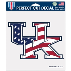 Kentucky Wildcats Wincraft 8"x8" White Die Cut Decal