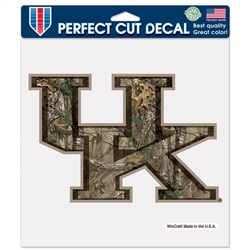 Kentucky Wildcats 8"x 8" Camo UK Decal