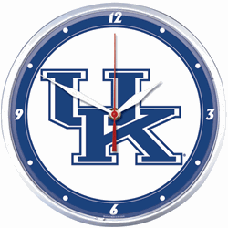 Kentucky Wildcats Round Clock