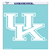 Kentucky Wildcats 18"x 18" White Die Cut Decal