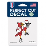 Louisville Cardinals 4"x4" Color Decal