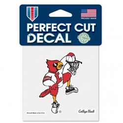 Louisville Cardinals 4"x4" Color Decal