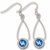 University Of Kentucky French Loop Earrings