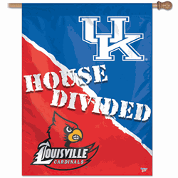 House Divided Vertical Banner - Louisville and Kentucky