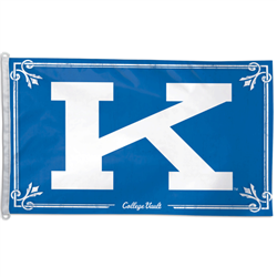 Kentucky Wildcats College Vault "K" Vertical Banner