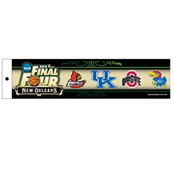 2012 Final Four 4 Team Bumper Strip