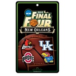 2012 Final Four Plastic Sign with each Logo