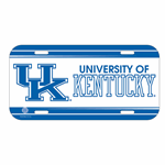 Kentucky Wildcats Plastic Front License Plate