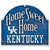 Kentucky Wildcats Welcome Home Wood Sign 11"x9"