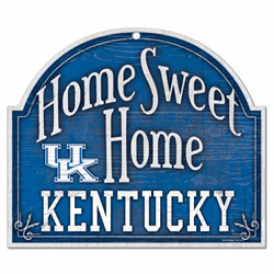 Kentucky Wildcats Welcome Home Wood Sign 11"x9"