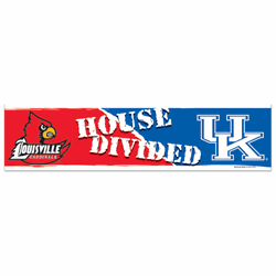 House Divided Bumper Strip - Kentucky vs. Louisville