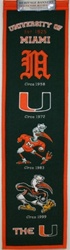 Miami Hurricanes Heritage Banner