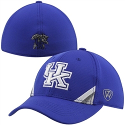 Top of the World Kentucky Wildcats Wedge 1Fit Flex Hat - Royal Blue