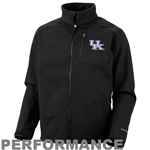 Kentucky Wildcats Black Columbia Ascender II Softshell Jacket