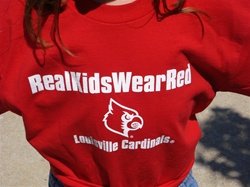 Louisville Cardinals Youth cotton short sleeve tee